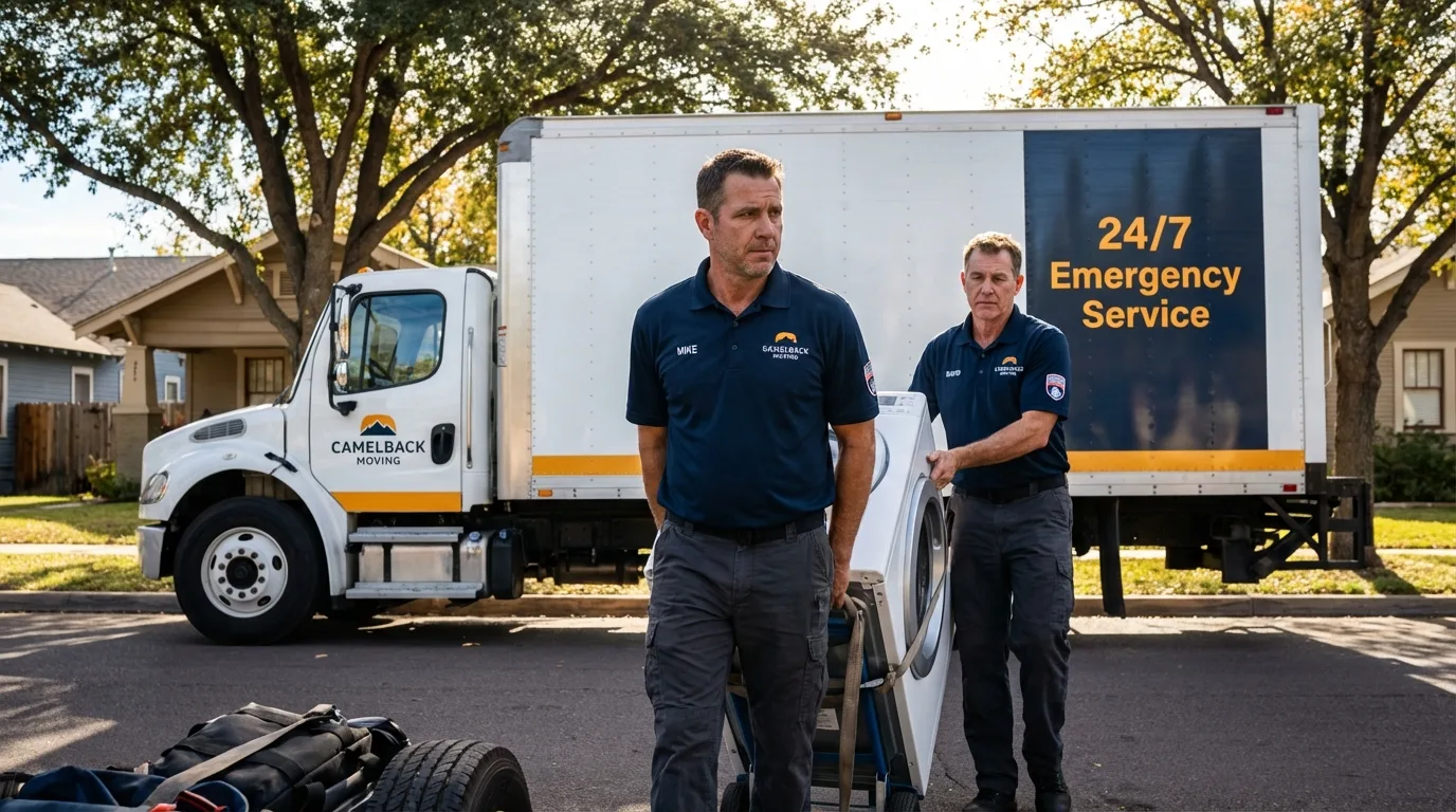CamelBack Moving crew loading furniture in Saint Martinville, LA